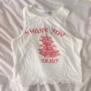 Thank you enjoy tank top
